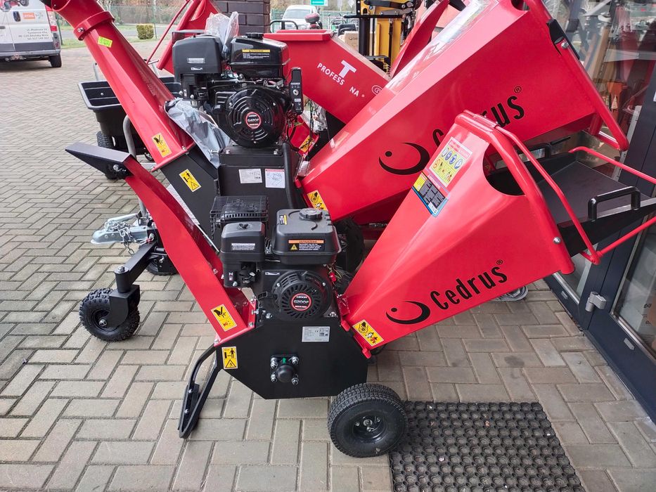 Rozdrabniacz spalinowy Cedrus RB02 -10 cm gałęzie 6,5 KM