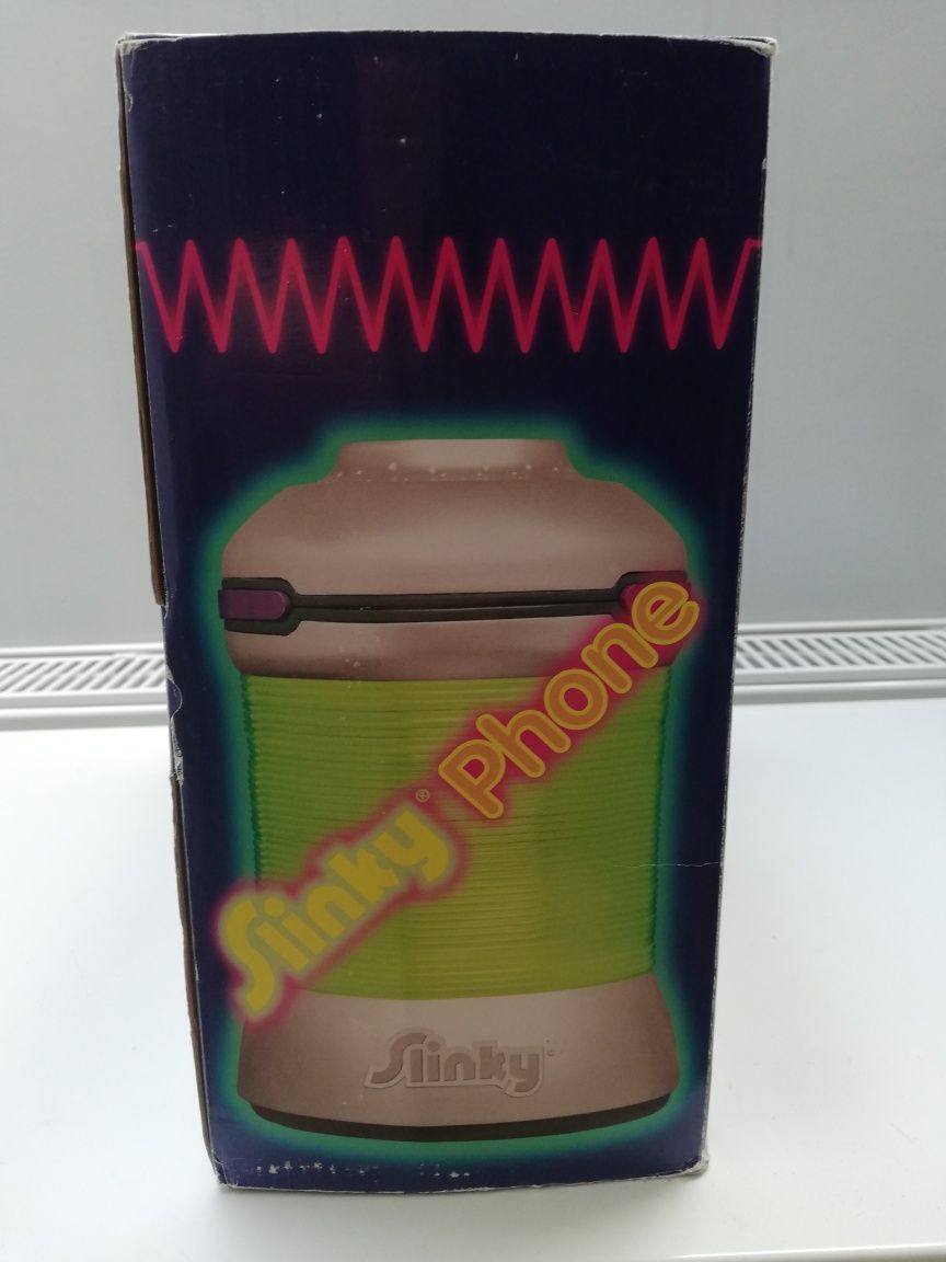 SLINKY PHONE super fluo telefon stacjonarny VINTAGE z USA