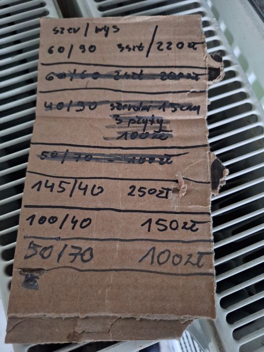 Grzejniki  używane z demontażu