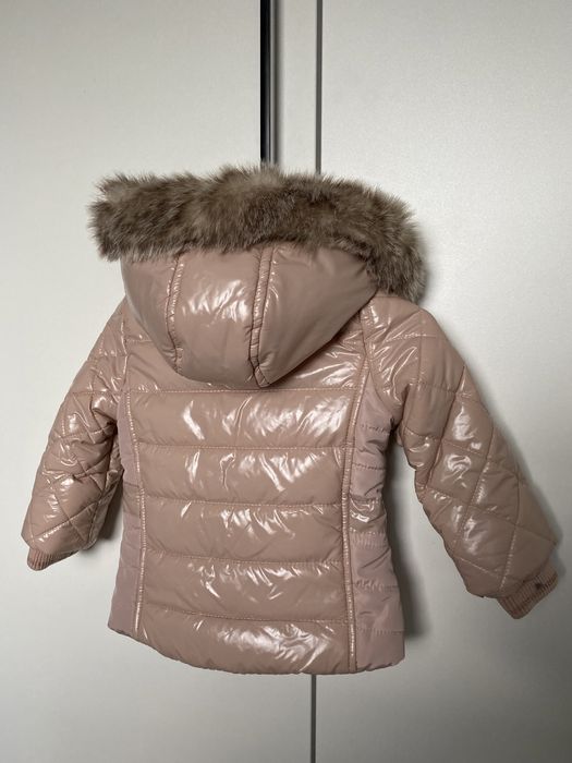 Nowa śliczna kurteczka zimowa dla dziewczynki River Island 74cm