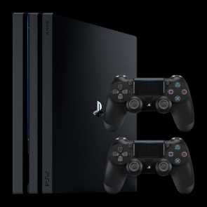 PlayStation 4 PRO с играми в комплекте (GTA 5, FIFA 24). Акции.