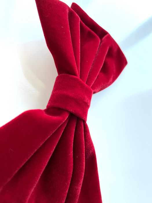 Laço de veludo para cabelo