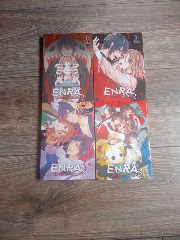 Manga Enra z piekła rodem tomy 1-4 waneko