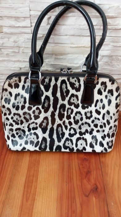 Torebka panterka nowa lakierowana