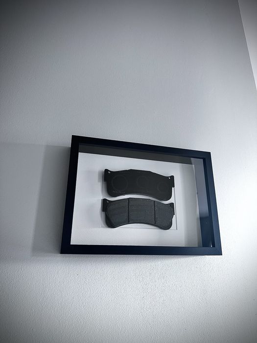 Porsche 992 Cup Obraz z Oryginalnych Klocków Hamulcowych UNIKAT!