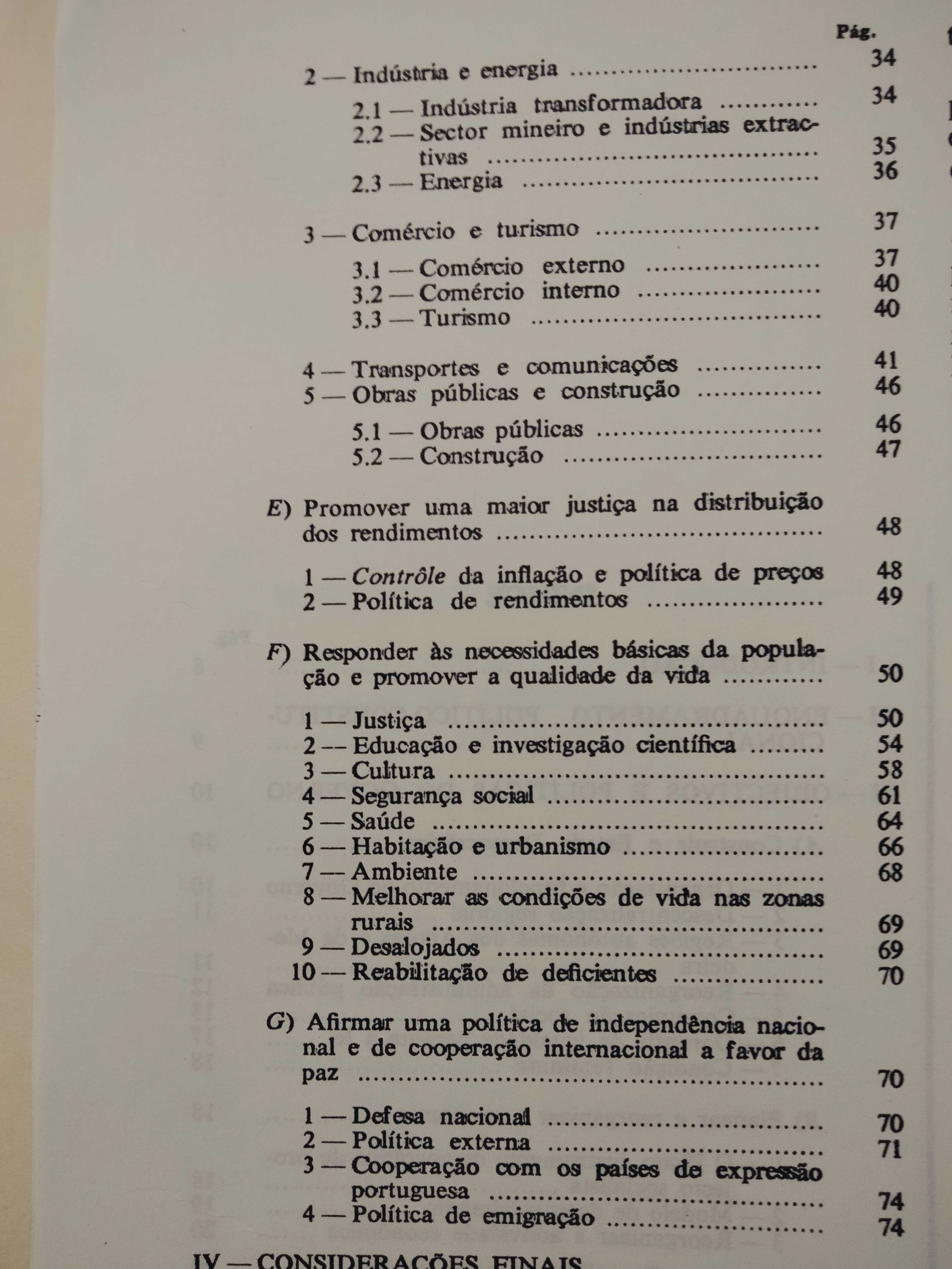Programa do Governo - Lisboa Agosto 1976