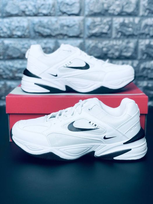Nike M2K Tekno Monarch white black кроссовки мужские найк монарх