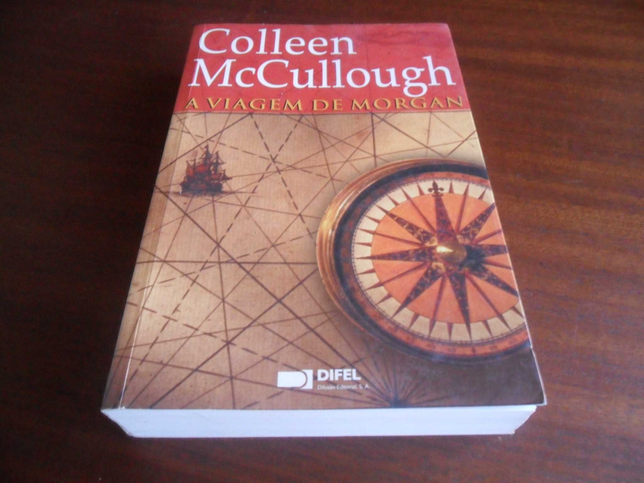 "A Viagem de Morgan" de Colleen McCullough - 2ª Edição de 2002