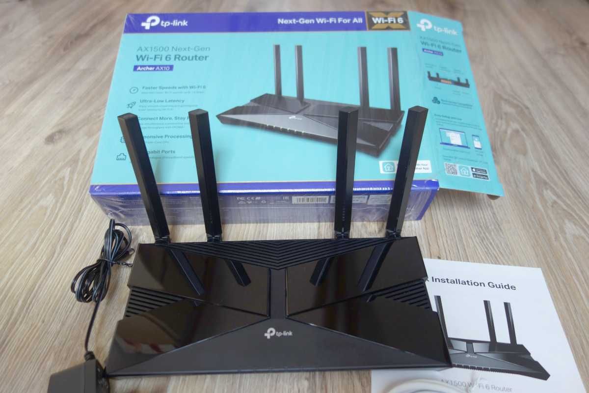 Router Wi-Fi 6 TP-Link AX1500 Archer AX10