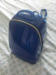 Mochila de borracha azul