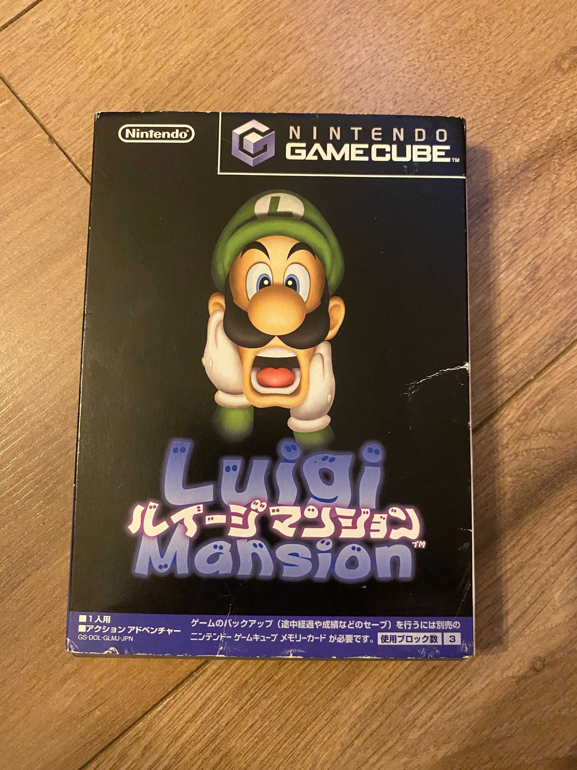 Gra game retro Nintendo GameCube  Luigi’s Mansion wersja japońska