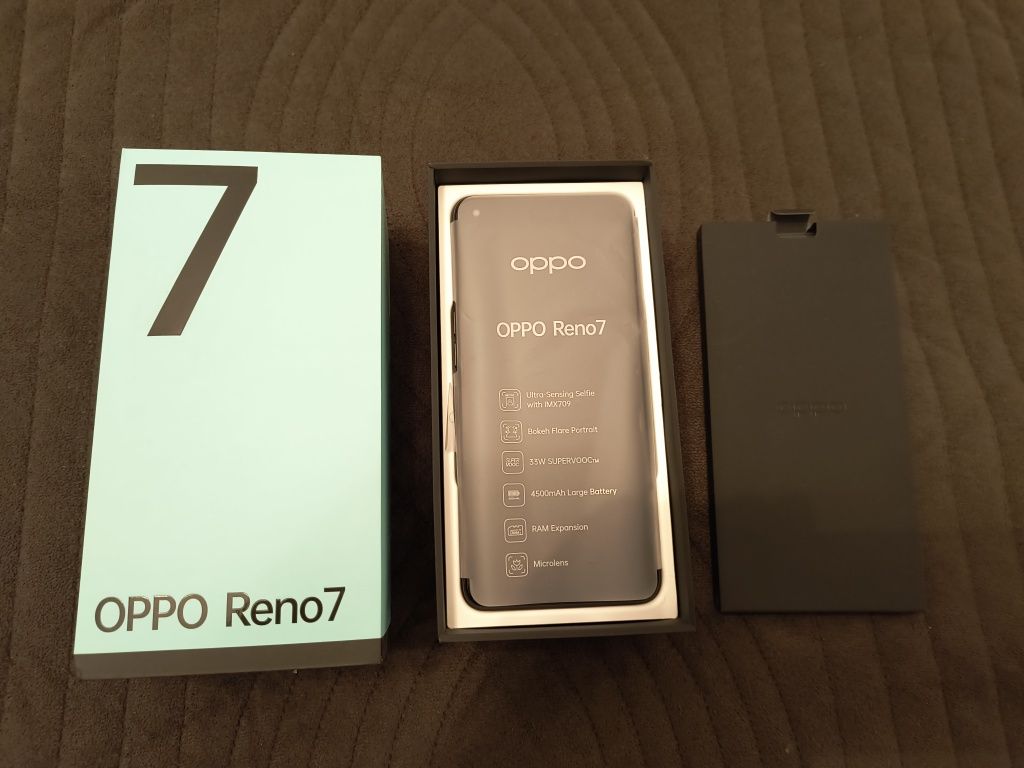 Oppo Reno 7 - NOWY, 8/128 GB Czarny