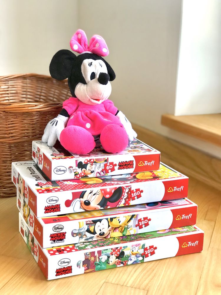 Minnie Mouse Myszka Minnie maskotka puzzle Trefl