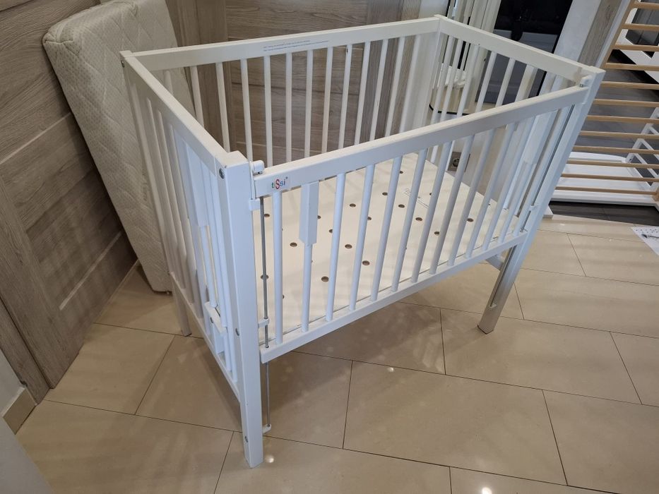 Łóżeczko dostawka Tissi DUŻE 50x90 + materac