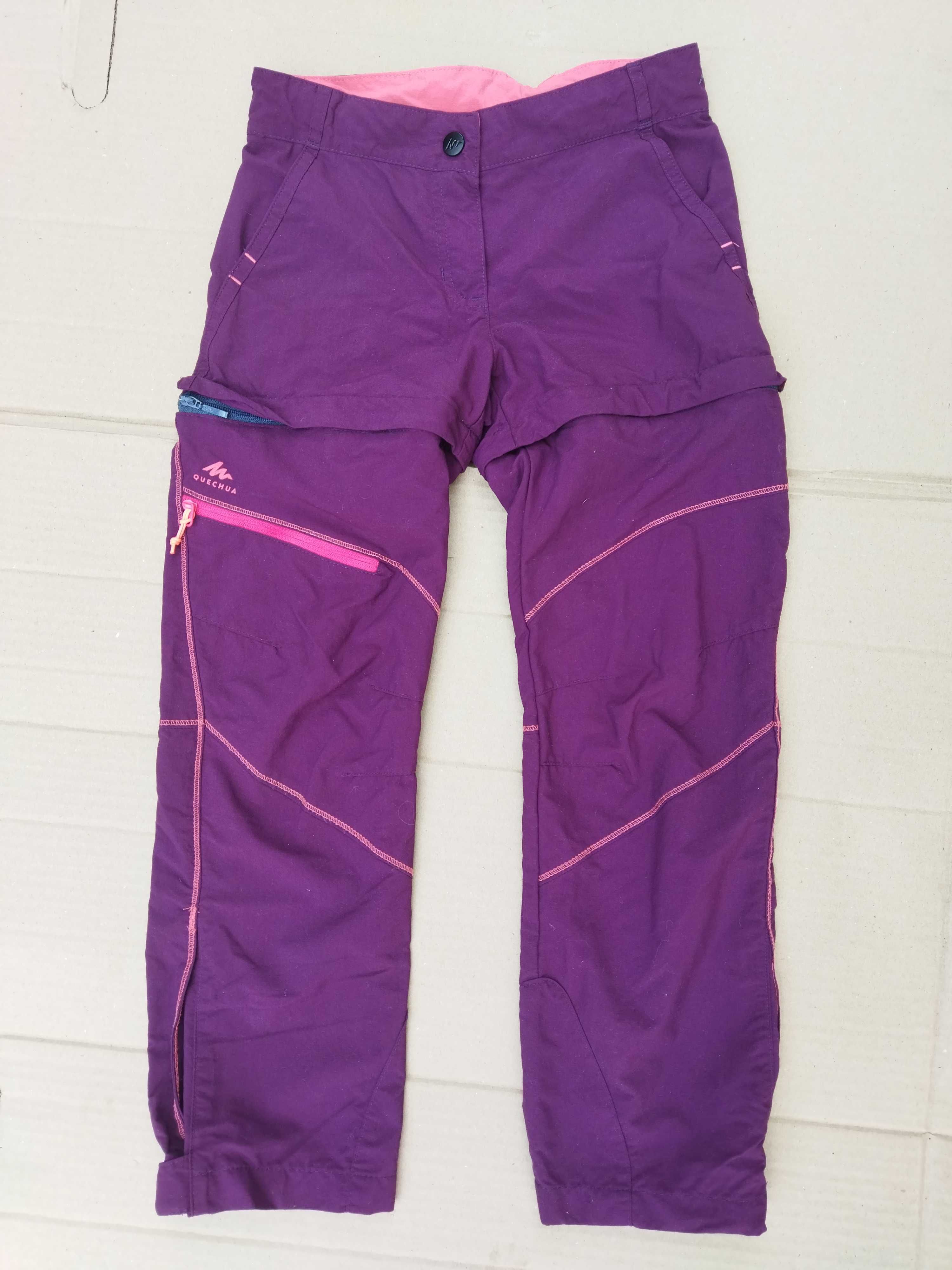 123-130 девочке летние треккинговые штаны-трансформеры 2в1 шорты