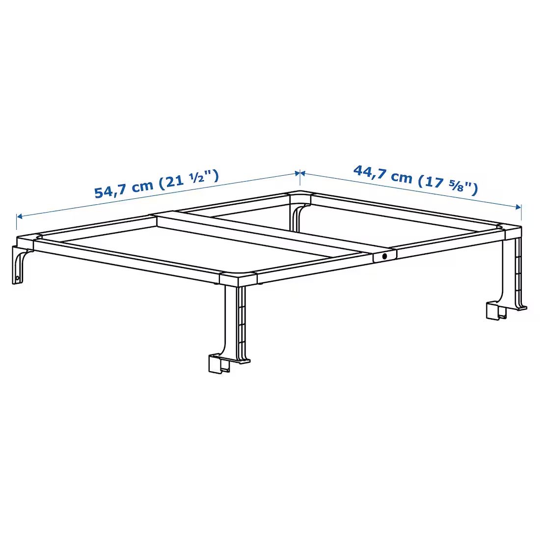 Rama do koszy na śmieci IKEA Hallbar 60cm