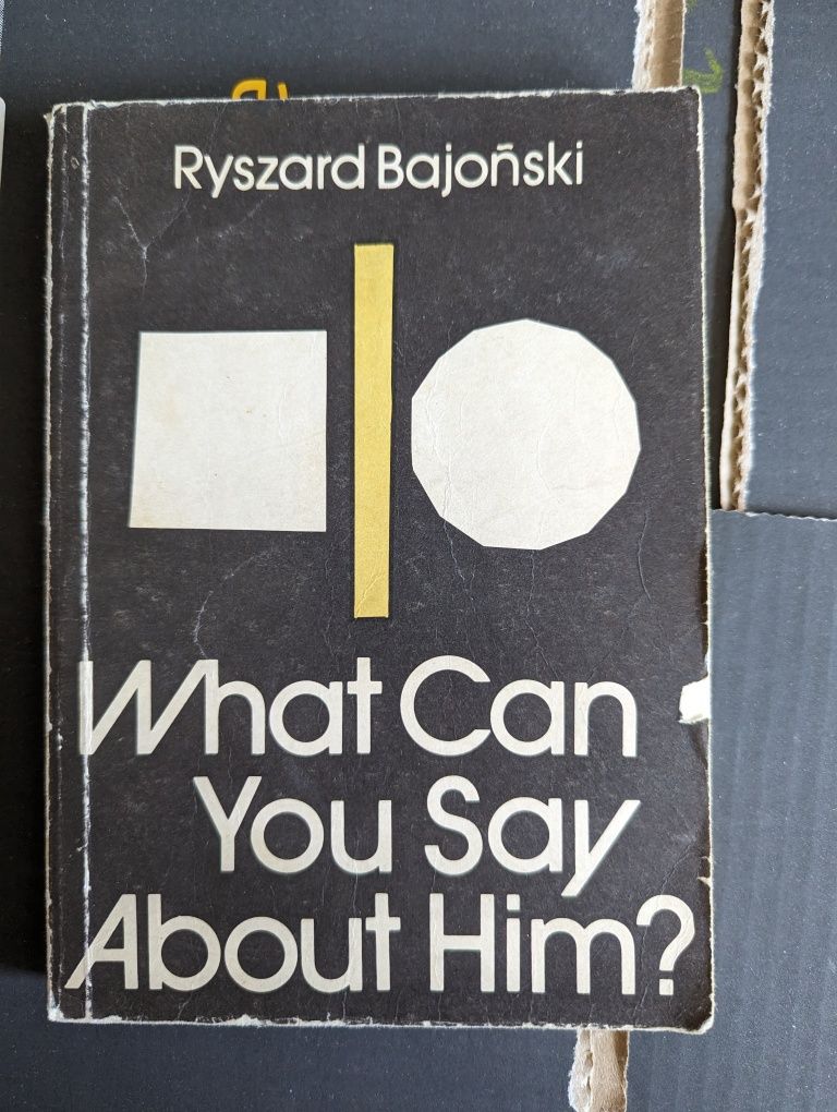 What can you say about him Ryszard Bajoński  książka angielski
