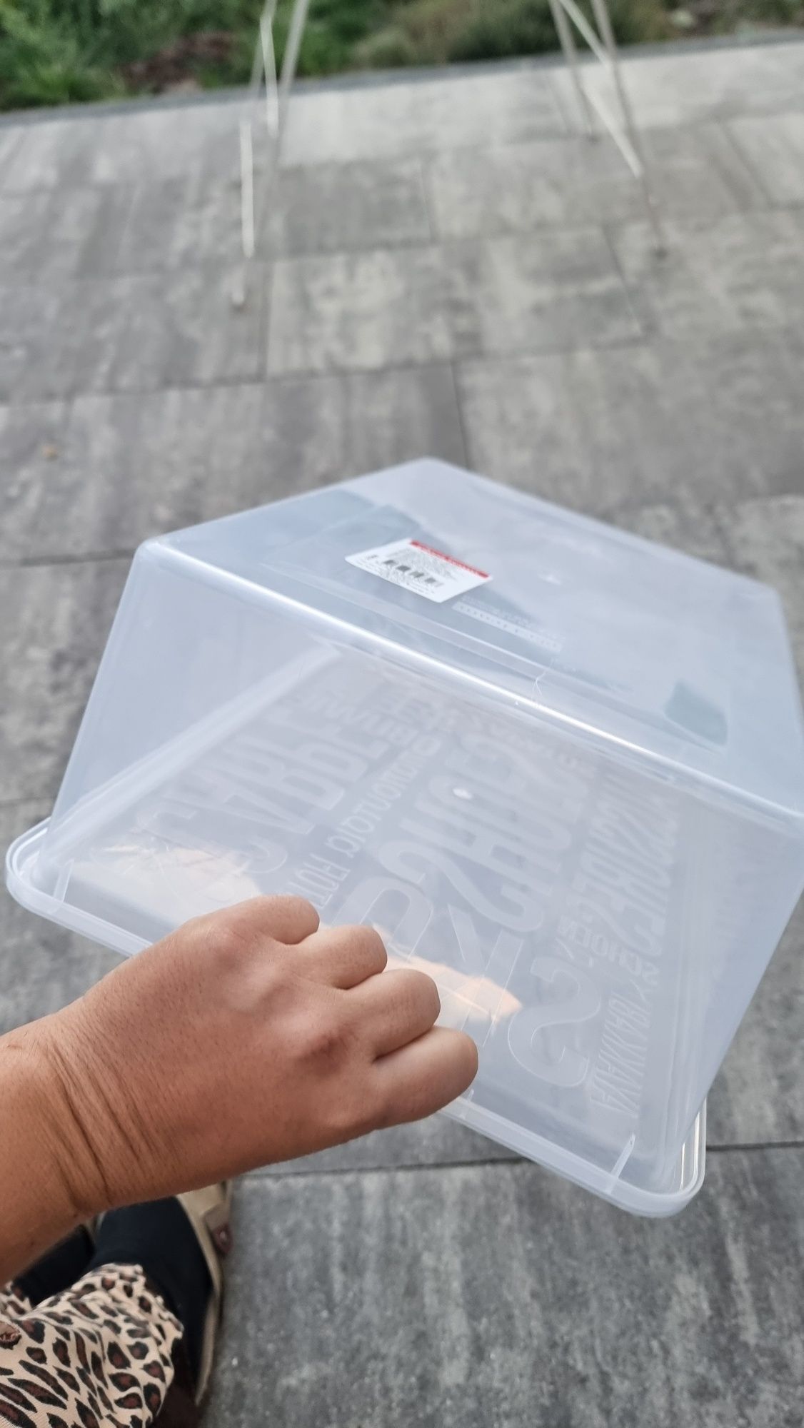 Duże pudełko na buty Plast Team kozaki do przechowywania
