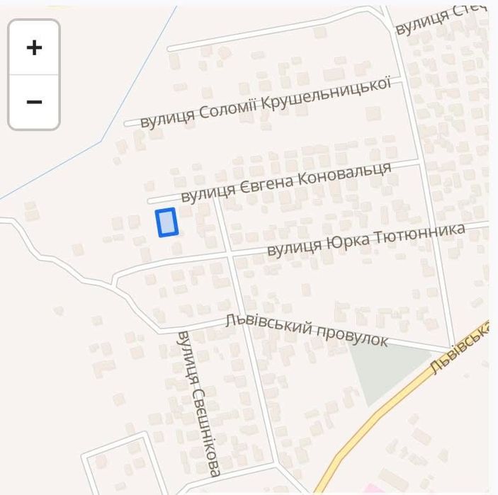 Земельна ділянка в районі Райлікарні