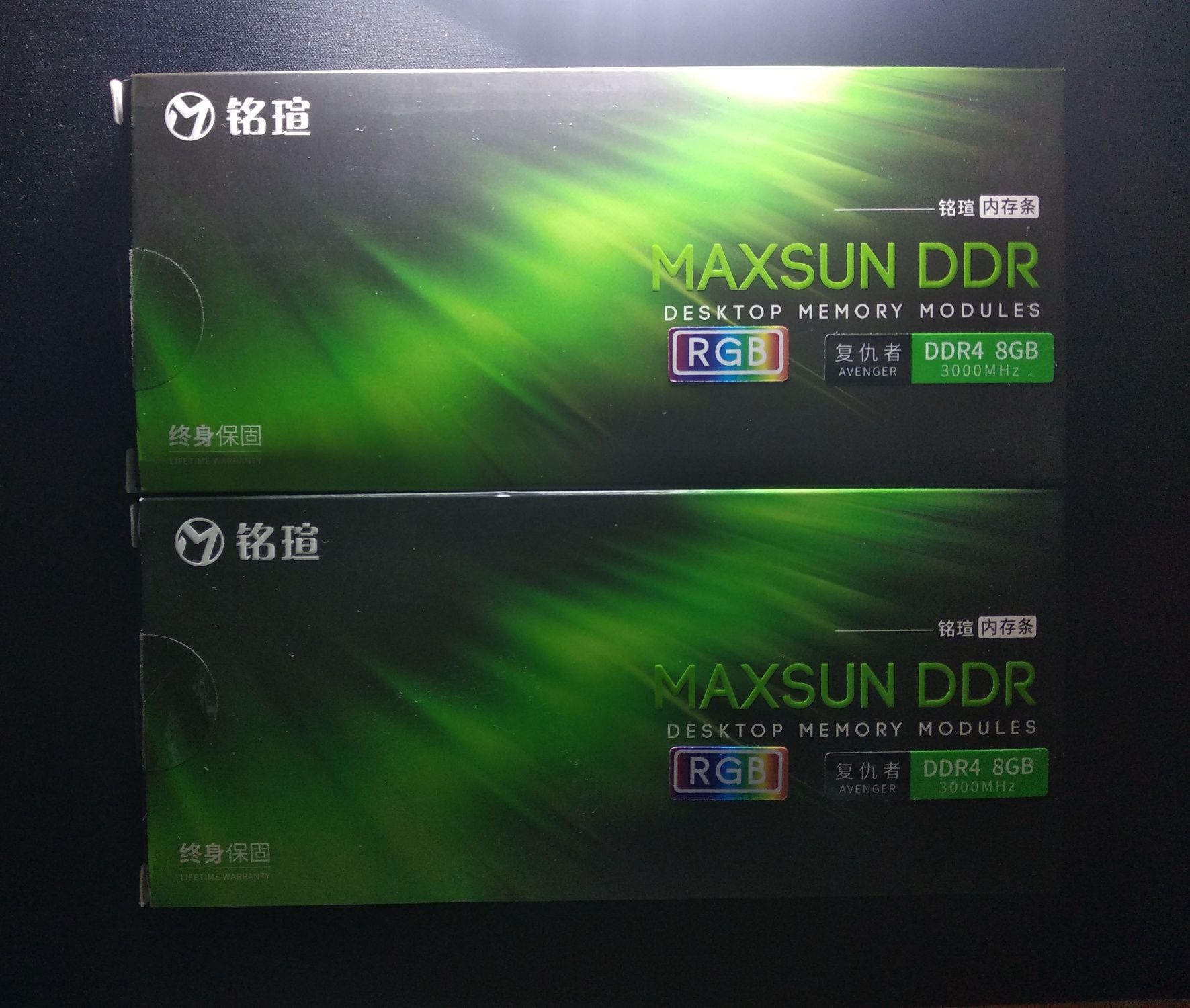 RGB Maxsun ddr4 16gb (8x2) 3000 MHz