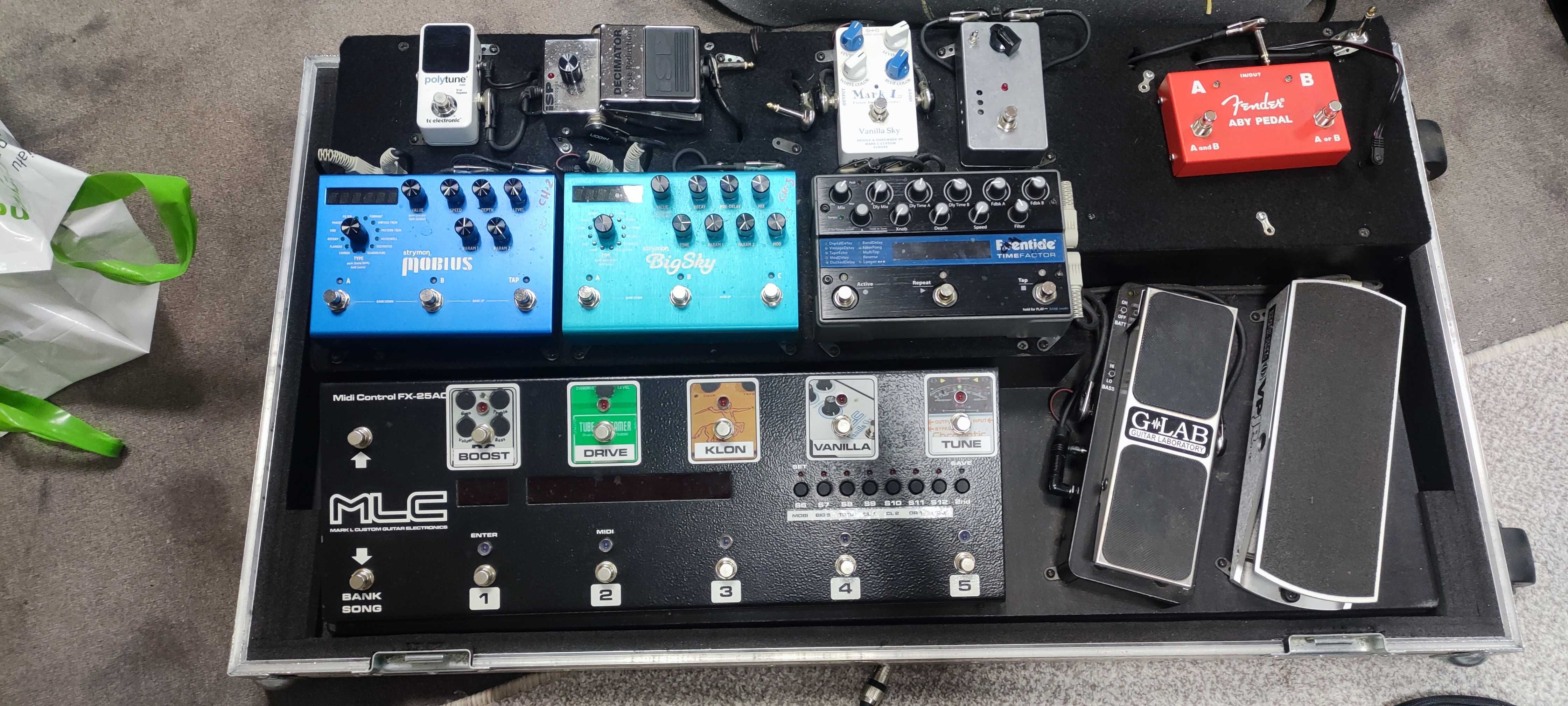 MLC Custom sterownik MIDI, kontroler nożny  FX 25 - pedalboard