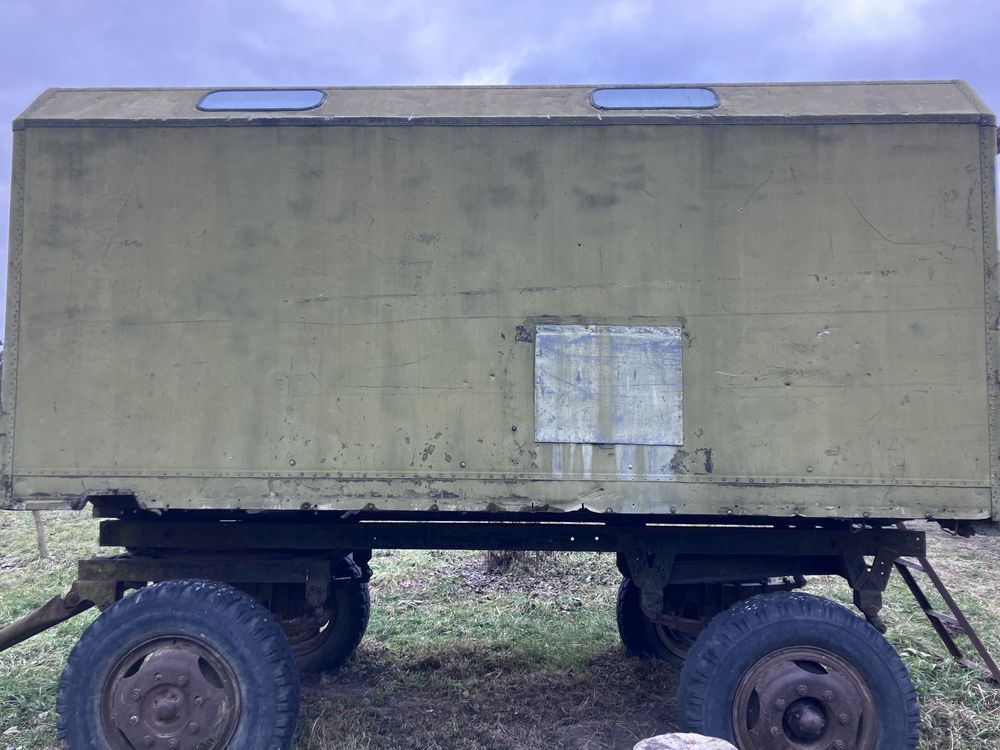 Прицеп кунг з буржуйкою))