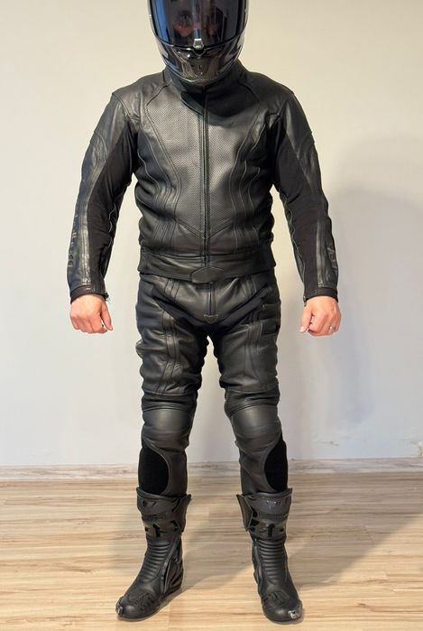 Kombinezon motocyklowy skórzany dwuczęściowy Rebelhorn Piston + buty