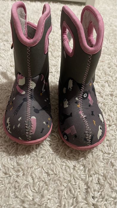 Сапоги зимние детские на дівчинку  чоботи Bogs 22 р