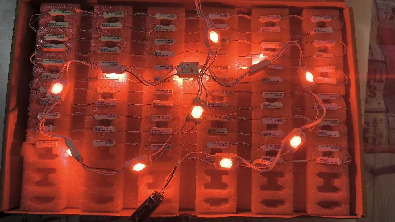 Osram BackLED S BA01SA-O2  12v do reklamy Zielony+ Red+Orange