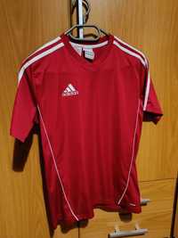 Koszulka Adidas r.164, 13-14 lat ClimaLite bordowa oryginalna