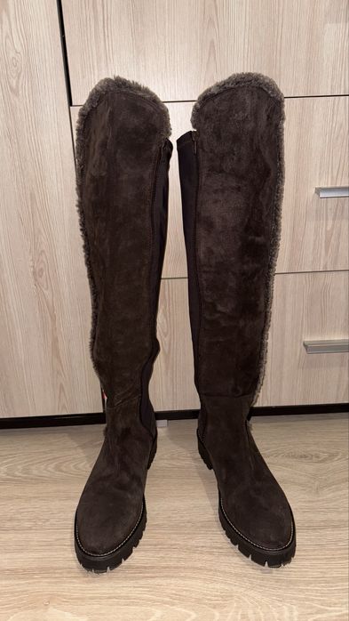 Ботфорти жіночі замш виробник Іспанія