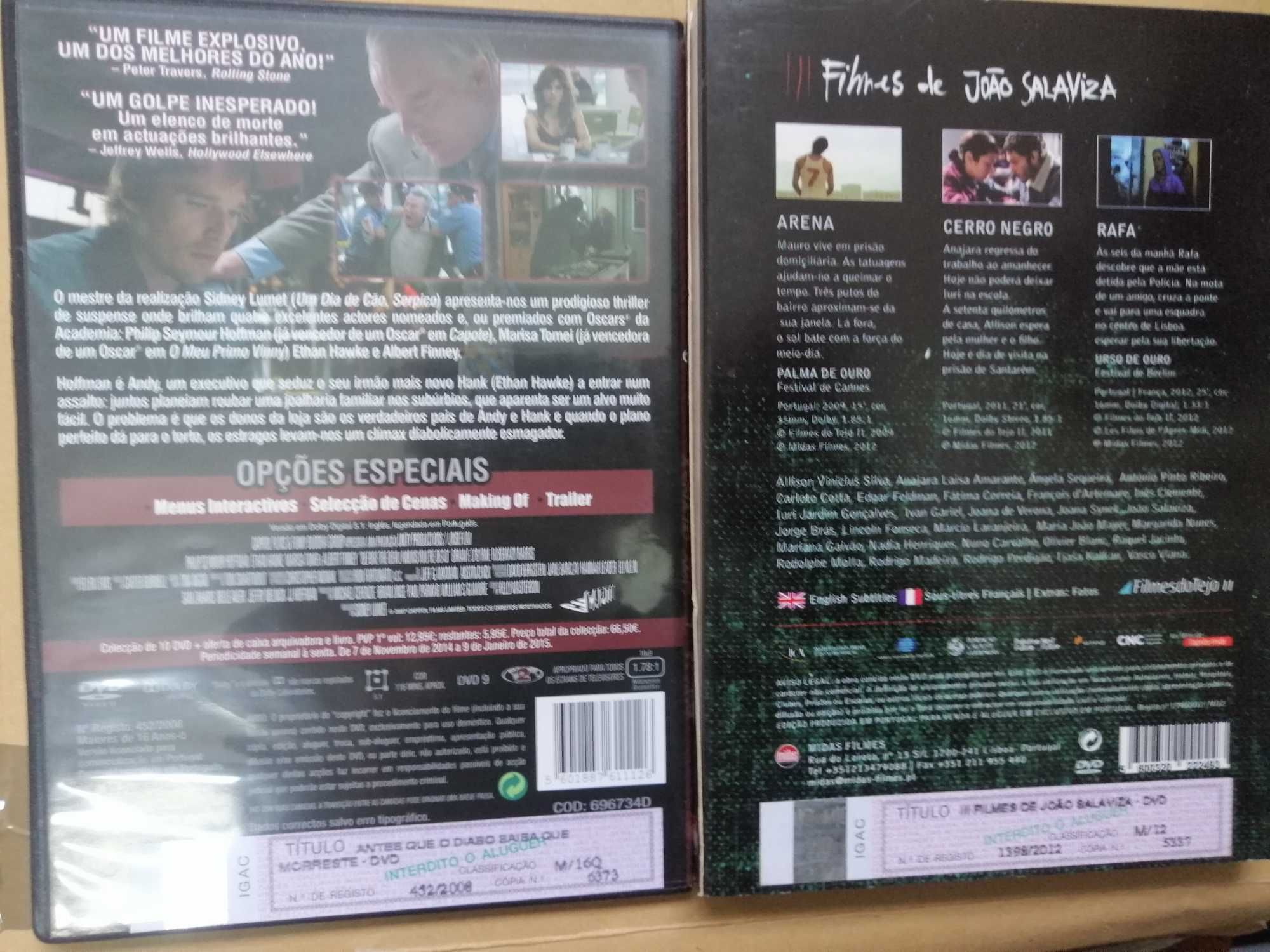 Antes que diabo saiba que morreste Sidney Lumet João Salaviza 3 filmes
