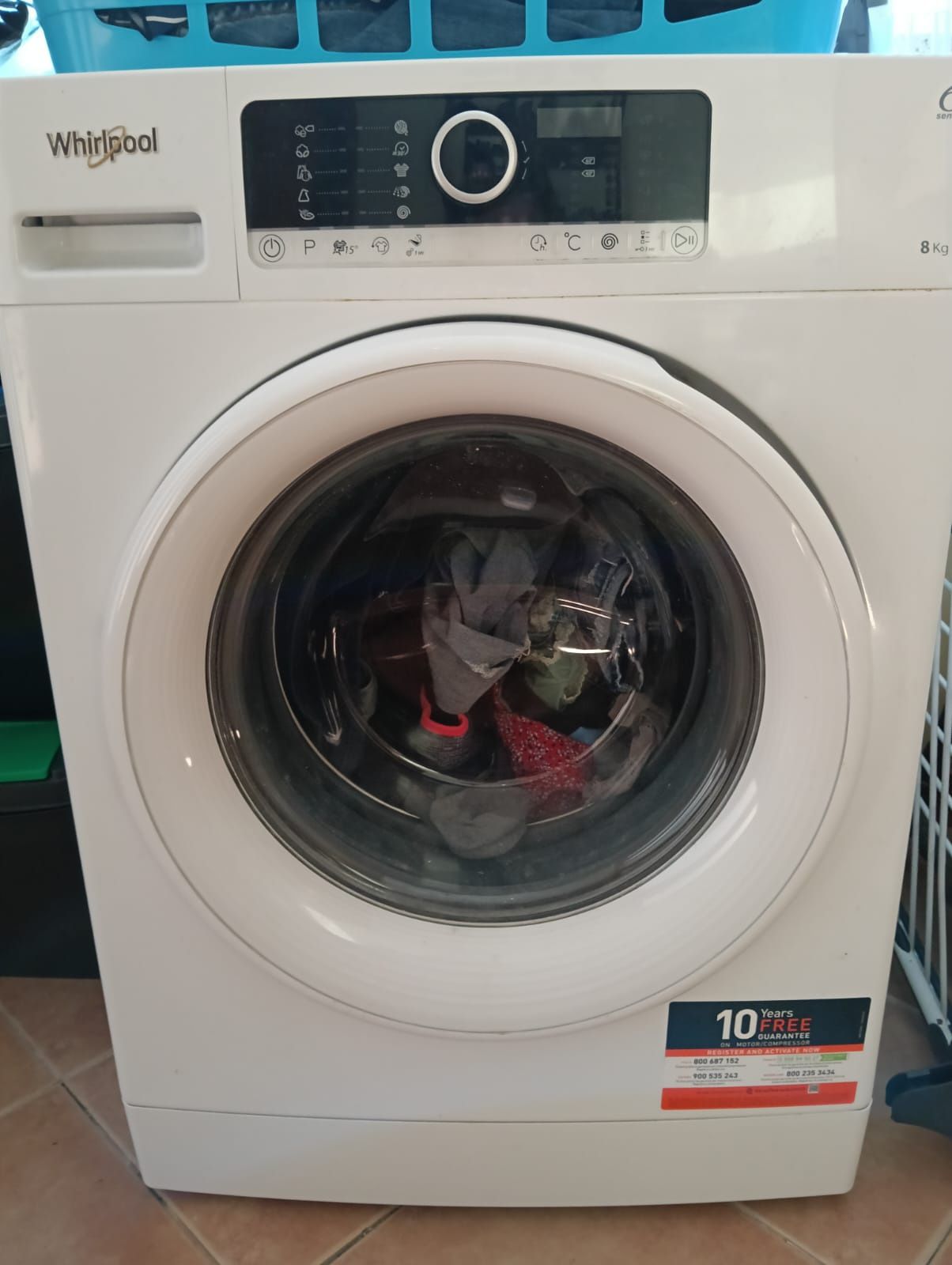 Máquina de lavar whirlpool 8 kl em perfeitas condiçoes
