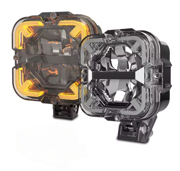 Lampy LED robocze dalekosiężne 4 całe Jeep Wrangler ATV Quad Motocykl