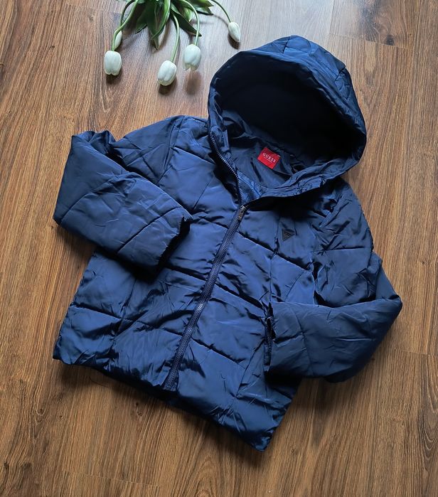 Kurtka chłopięca Guess granatowa