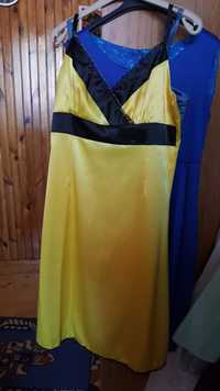 Sukienka r. 38 kolor żółty