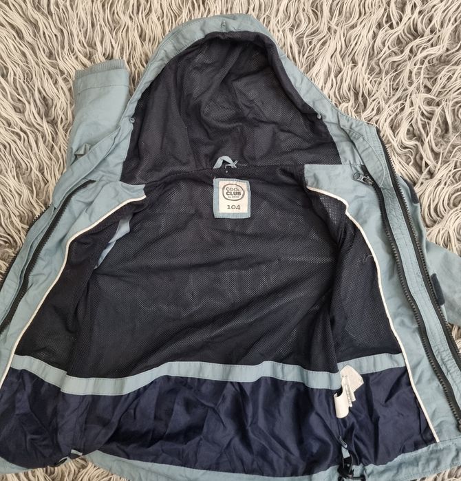 Kurtka 104 niebieska dla chłopca wiosna jesien