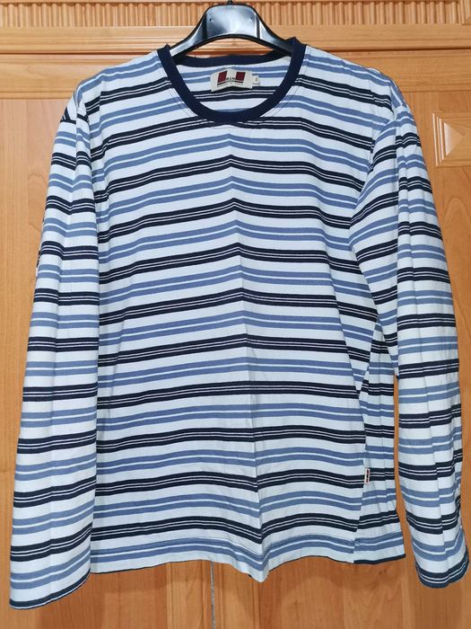 Pasiasta bluzka z długim rękawem