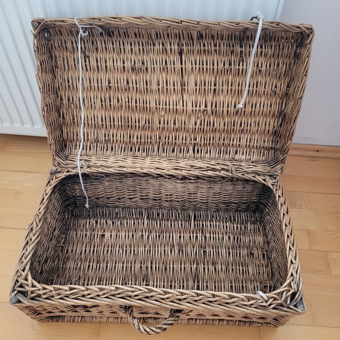 Kosz Walizka wiklinowy 62x24cmx35cm