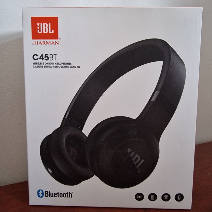 Słuchawki bezprzewodowe JBL C45BT Czarne