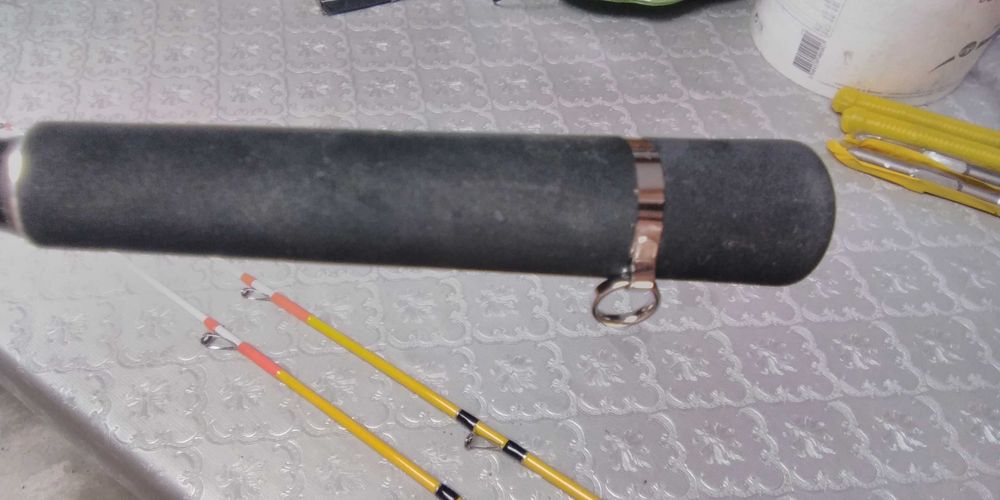 Conjuntos de casting e spinning, canas com 2 partes da frente,