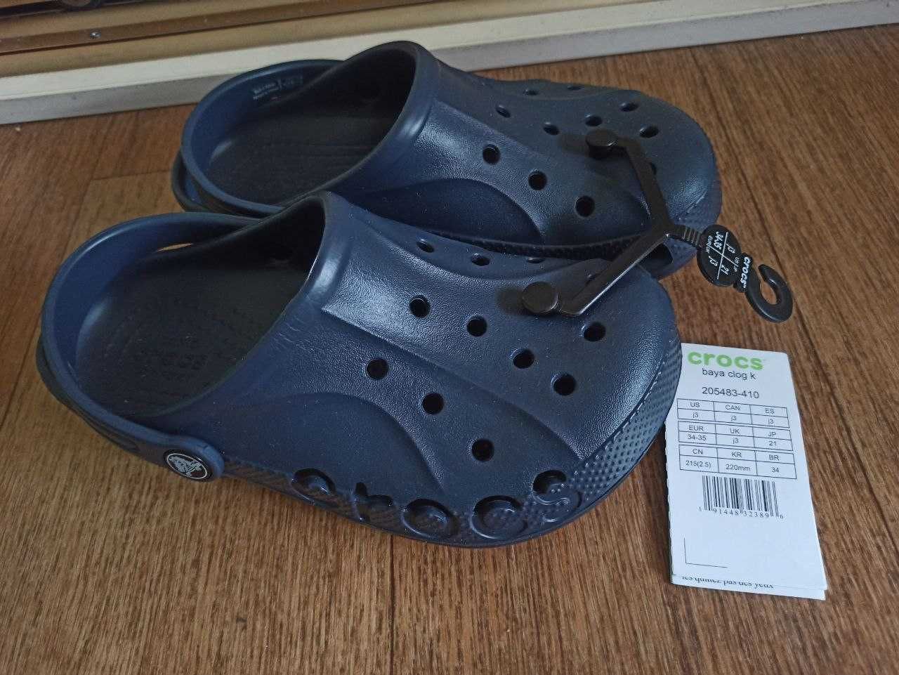 Крокс сабо Crocs baya clog k Unisex, J3, (EUR 34)