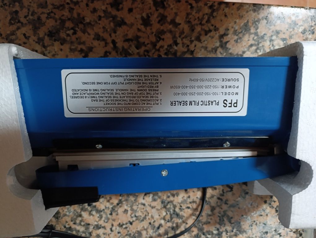Máquina para selar sacos