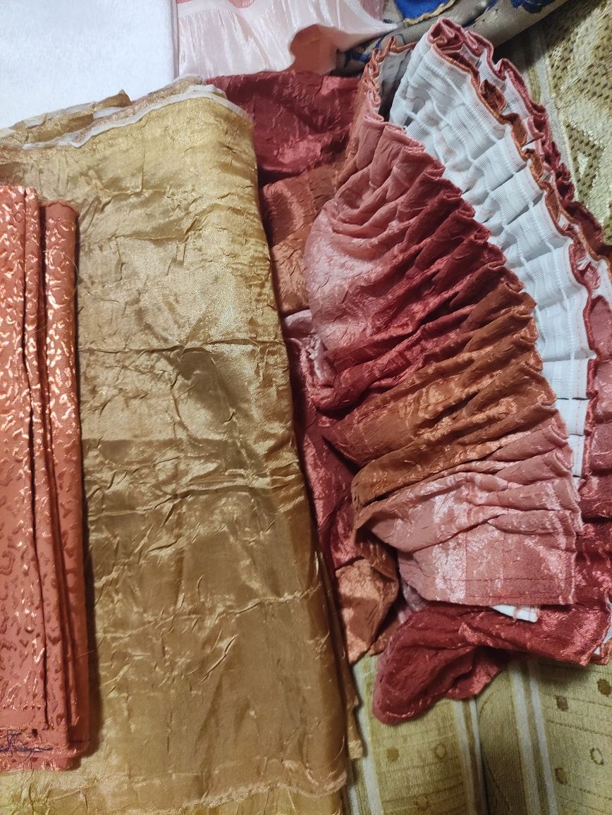 Продам остатки ткани на шторы и тюль