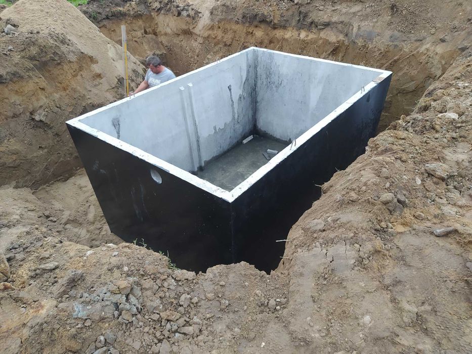 Szambo Betonowe 8m3 Z Wykopem Kanał samochodowy Szamba