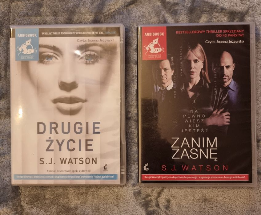 S.J Watson audiobooki 2 sztuki