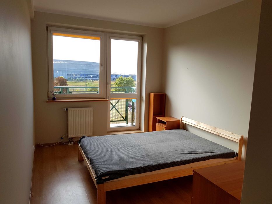Do wynajęcia mieszkanie 2 pokojowe 47m2 z balkonem Wrocław ul.Maślicka