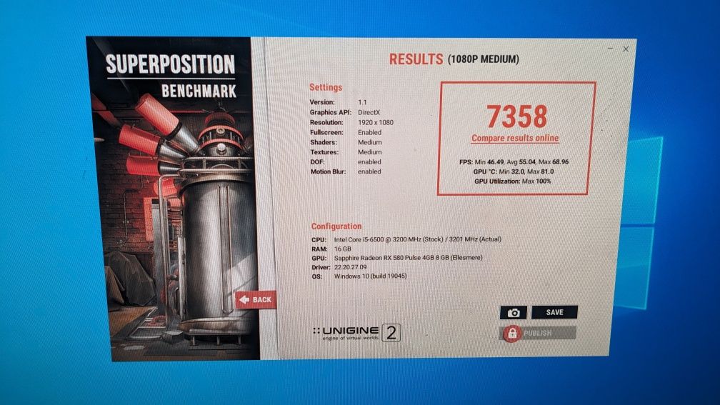Ігровий системний блок RX 570 8/ i5 6500/ DDR4
