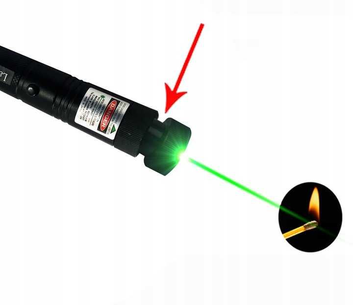 Bardzo mocny laser zielony wskaźnik 80km.