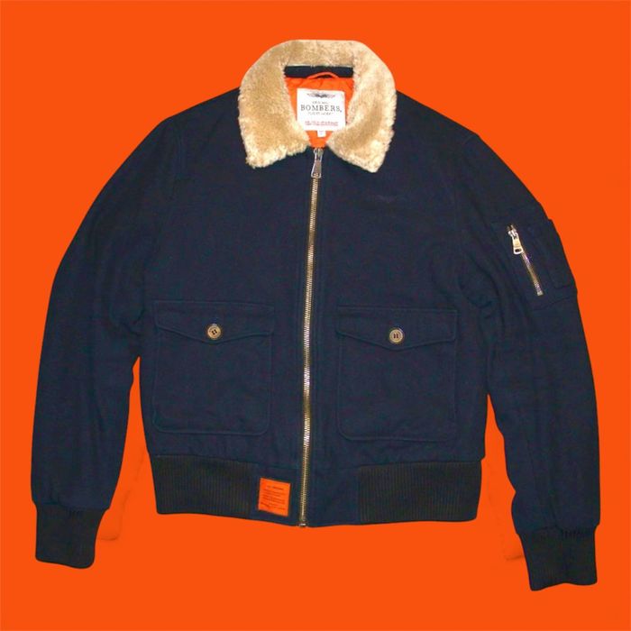 Оригінальний бомбер авіатор куртка Bomber original М розмір